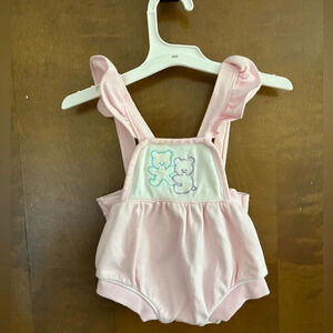 Vintage 1980s bubble romper overalls size 12m